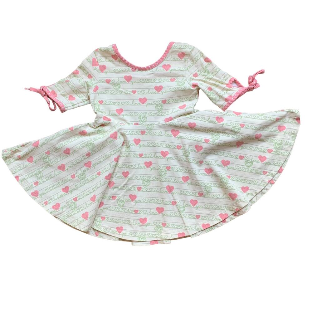 Eleanor Rose 💕 I Love You Hadlee Dress 3/4 Years - Picture 6 of 8